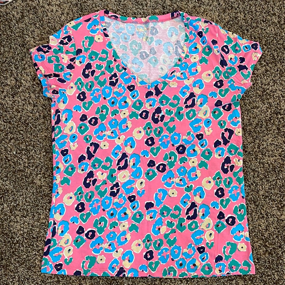 Lily Pulitzer V- Neck, Large